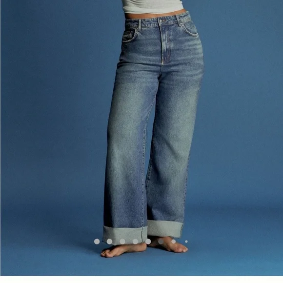 Pilcro Austyn High-Rise Wide Leg Jeans - Picture 1 of 5